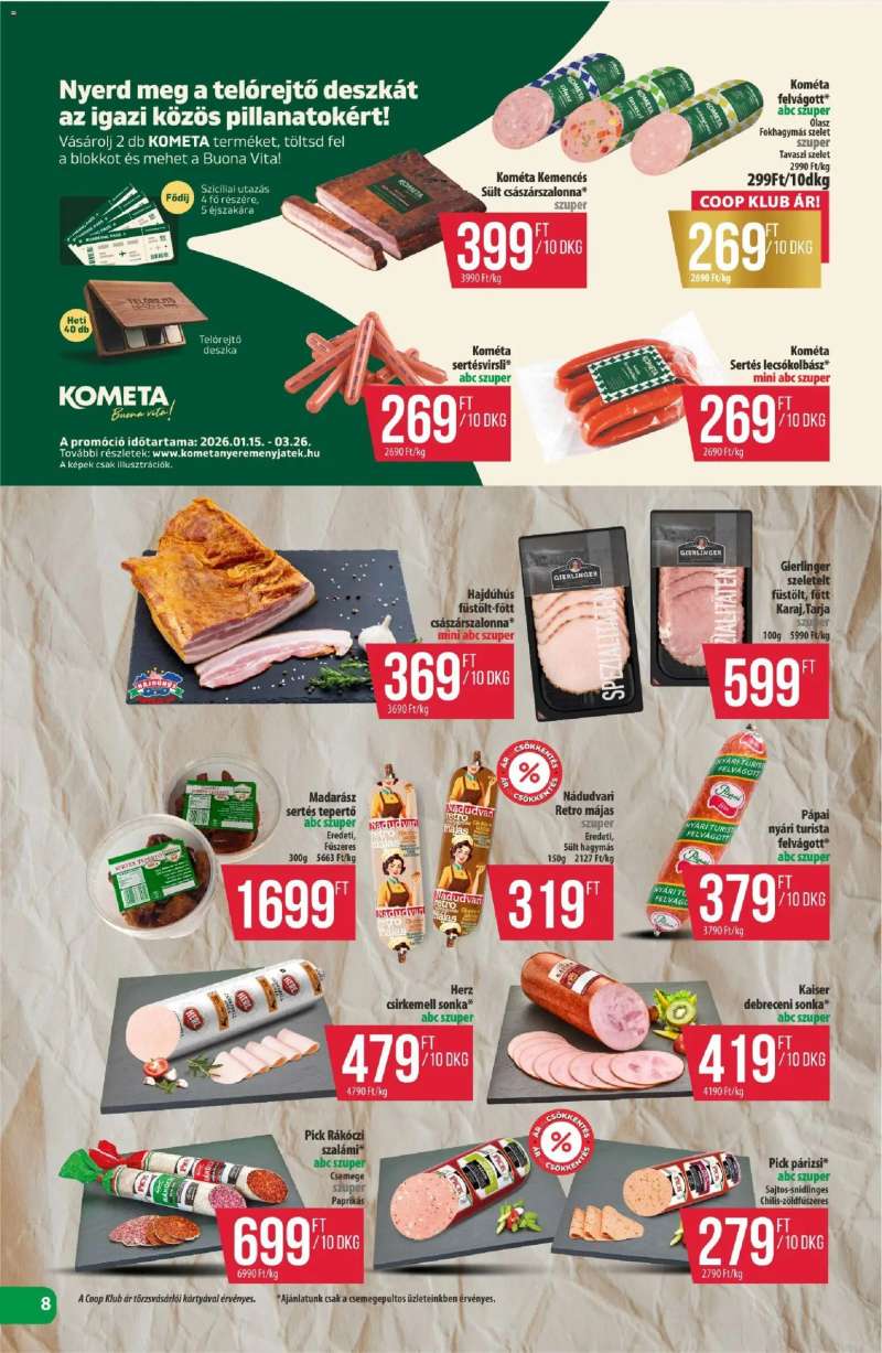 COOP COOP - Újság Észak Kelet Pro-Coop Zrt 8 oldal