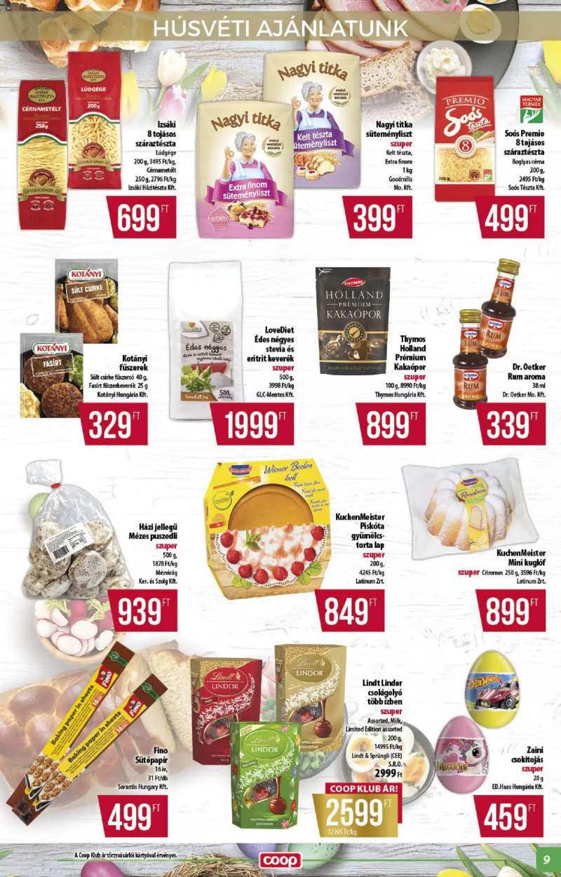 COOP COOP - Abc & szuper / Alföld Pro-Coop Zrt. 9 oldal