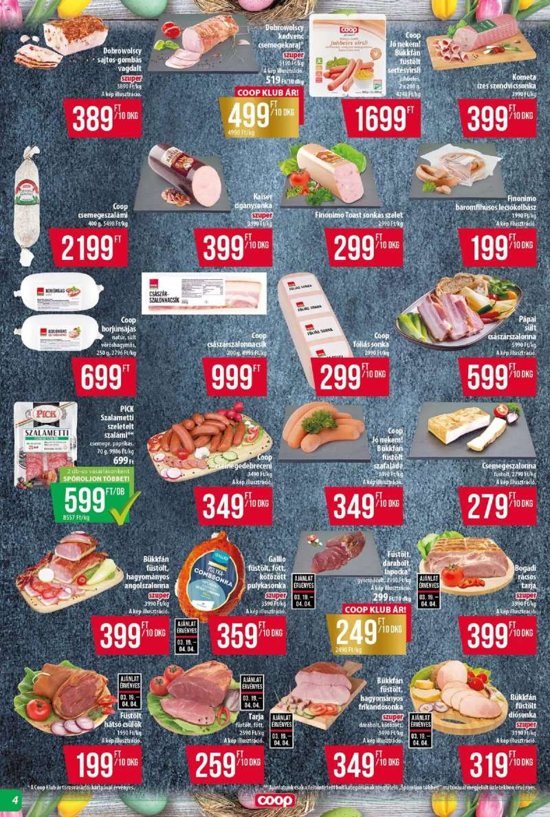 COOP COOP - Abc & Szuper / Tisza 4 oldal