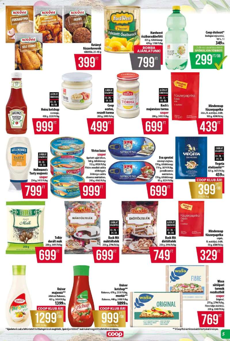 COOP COOP - Abc & Szuper / Tisza 5 oldal