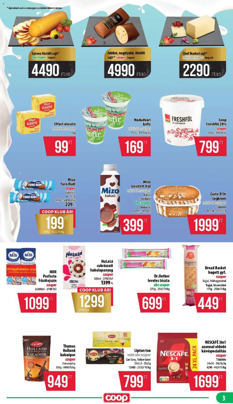 COOP COOP - Mini & Abc & Szuper / Mecsek 3 oldal