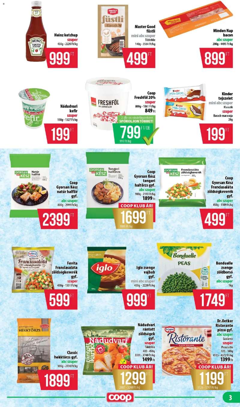 COOP COOP - Mini & Abc & Szuper / Nyírzem 3 oldal