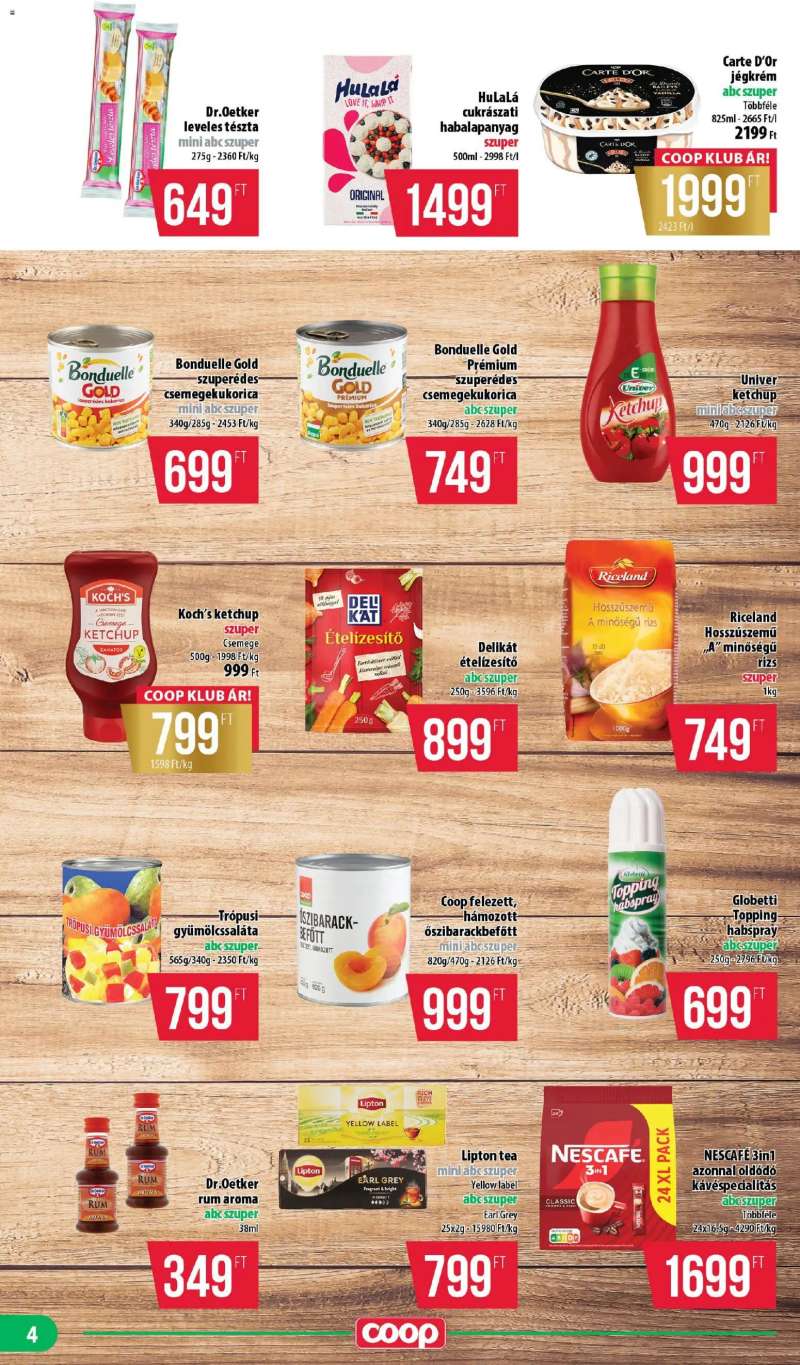 COOP COOP - Mini & Abc & Szuper / Nyírzem 4 oldal