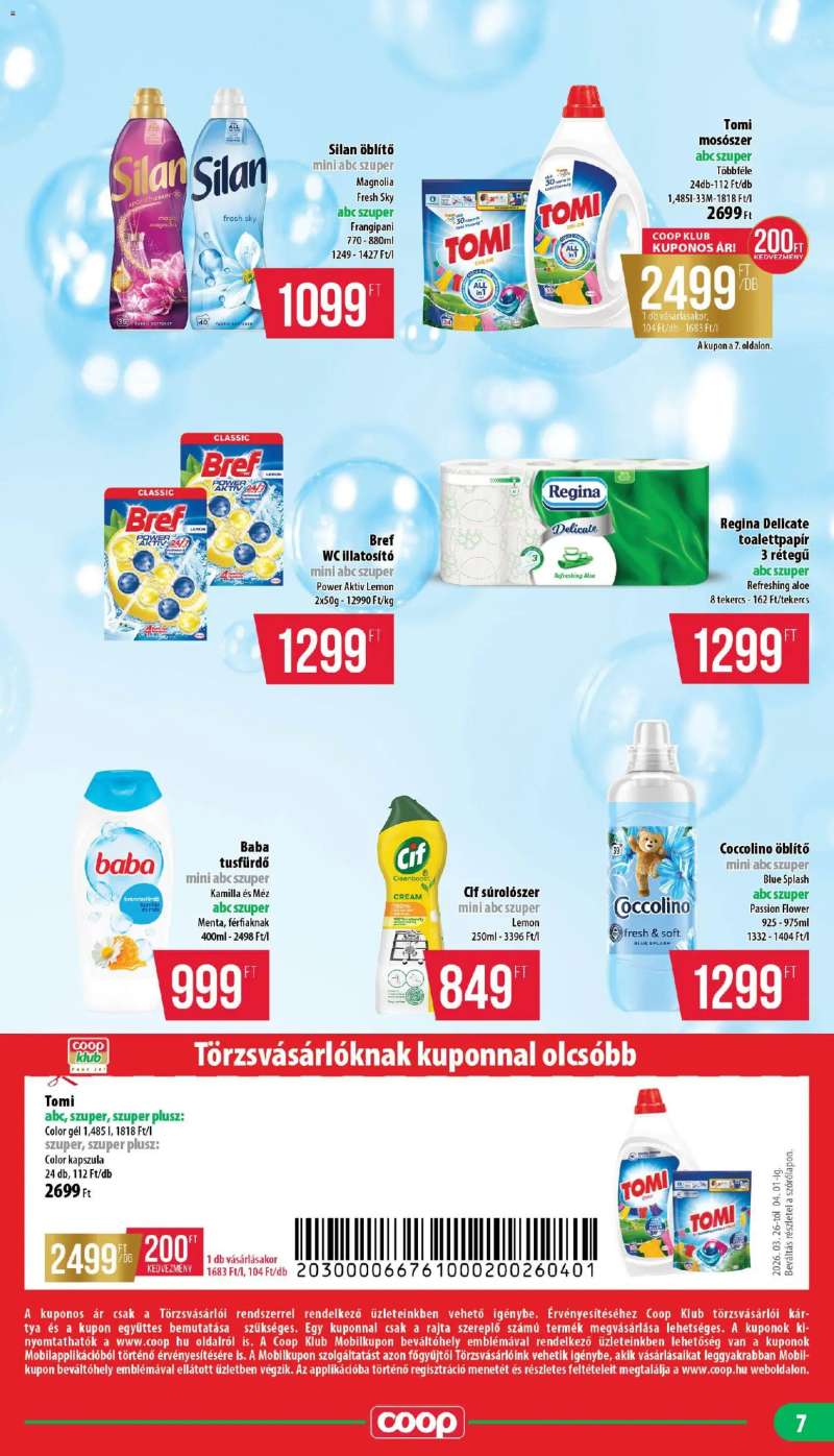 COOP COOP - Mini & Abc & Szuper / Nyírzem 7 oldal