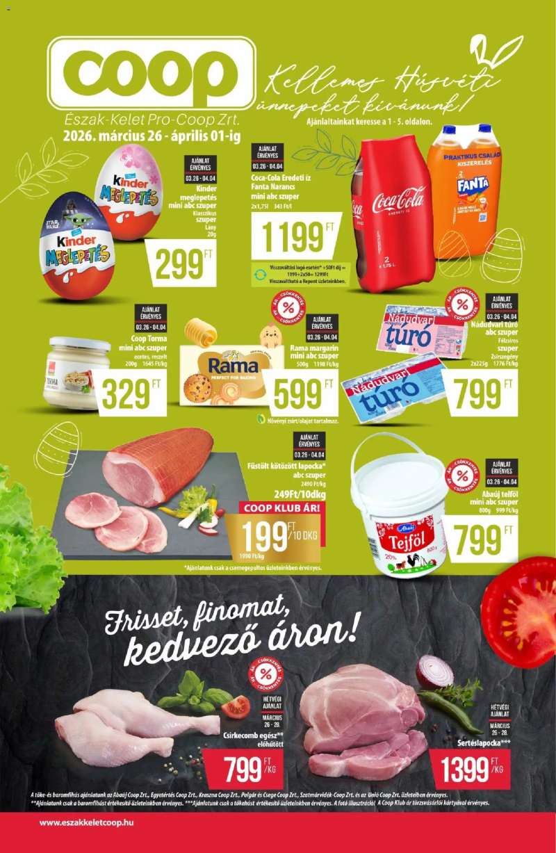 COOP COOP - Újság Észak Kelet Pro-Coop Zrt 1 oldal