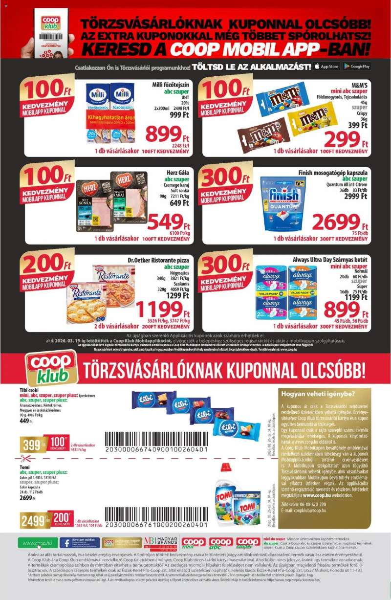 COOP COOP - Újság Észak Kelet Pro-Coop Zrt 16 oldal