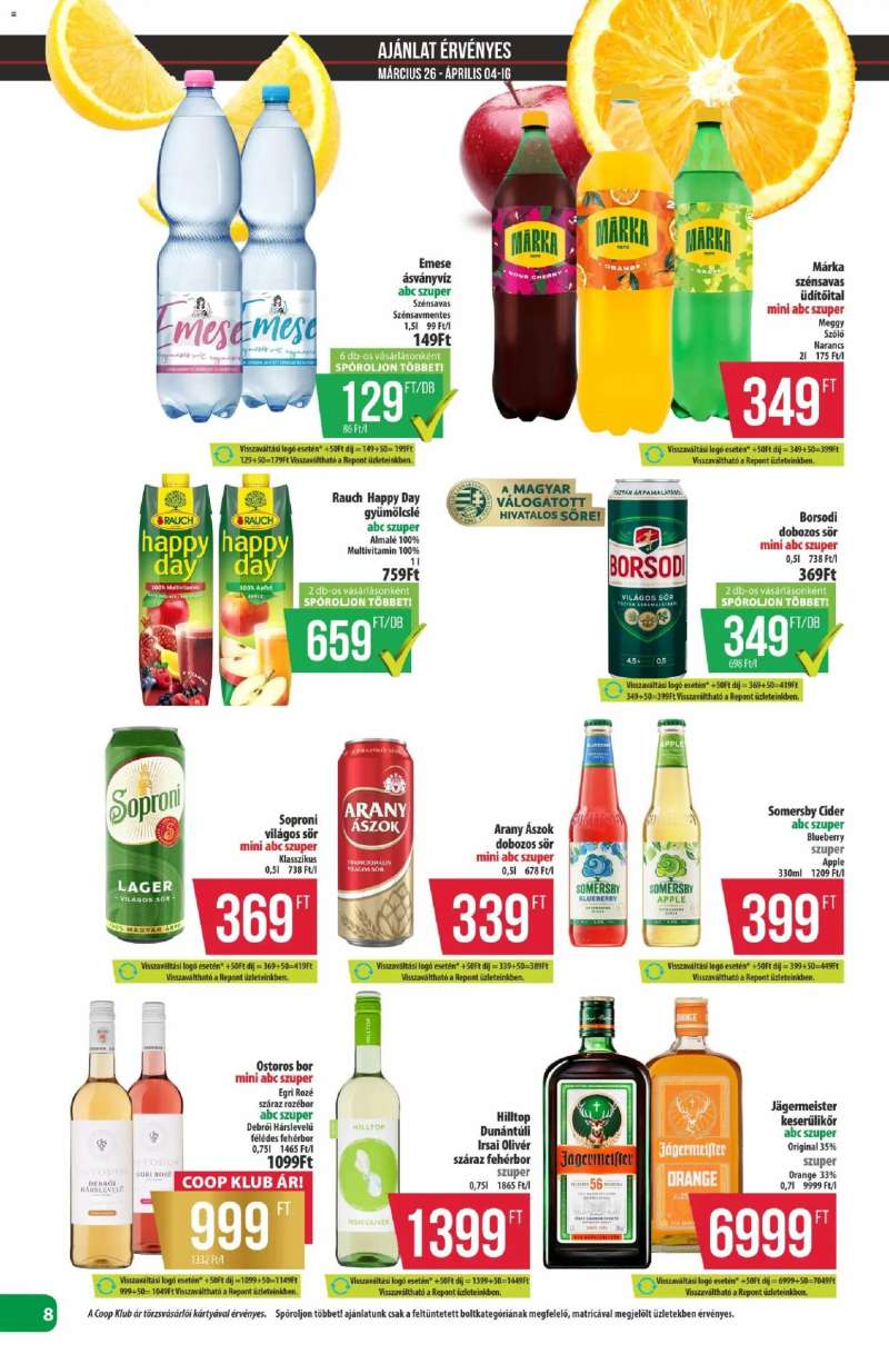 COOP COOP - Újság Észak Kelet Pro-Coop Zrt 8 oldal