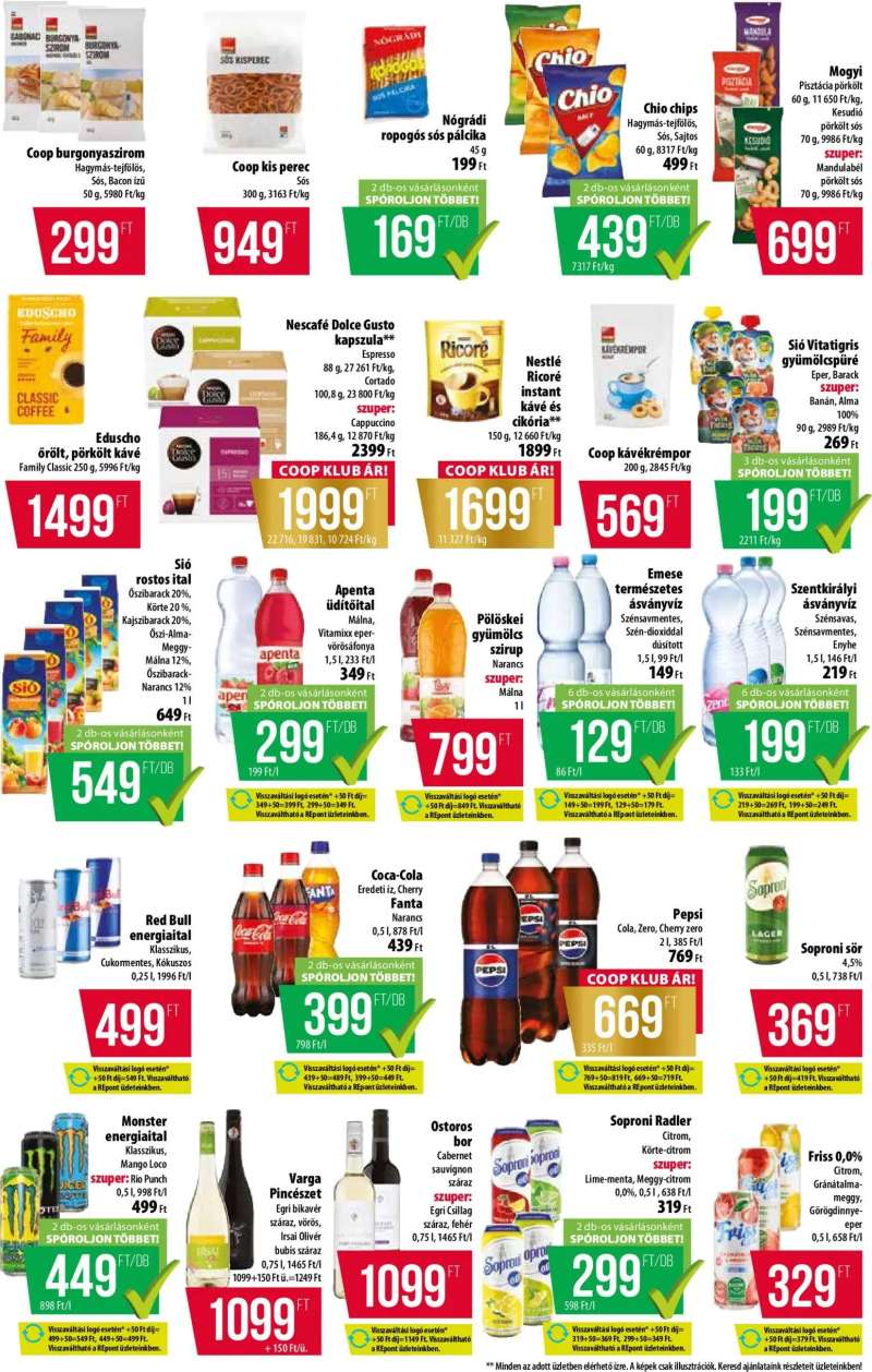 COOP COOP akciós újság 6 oldal