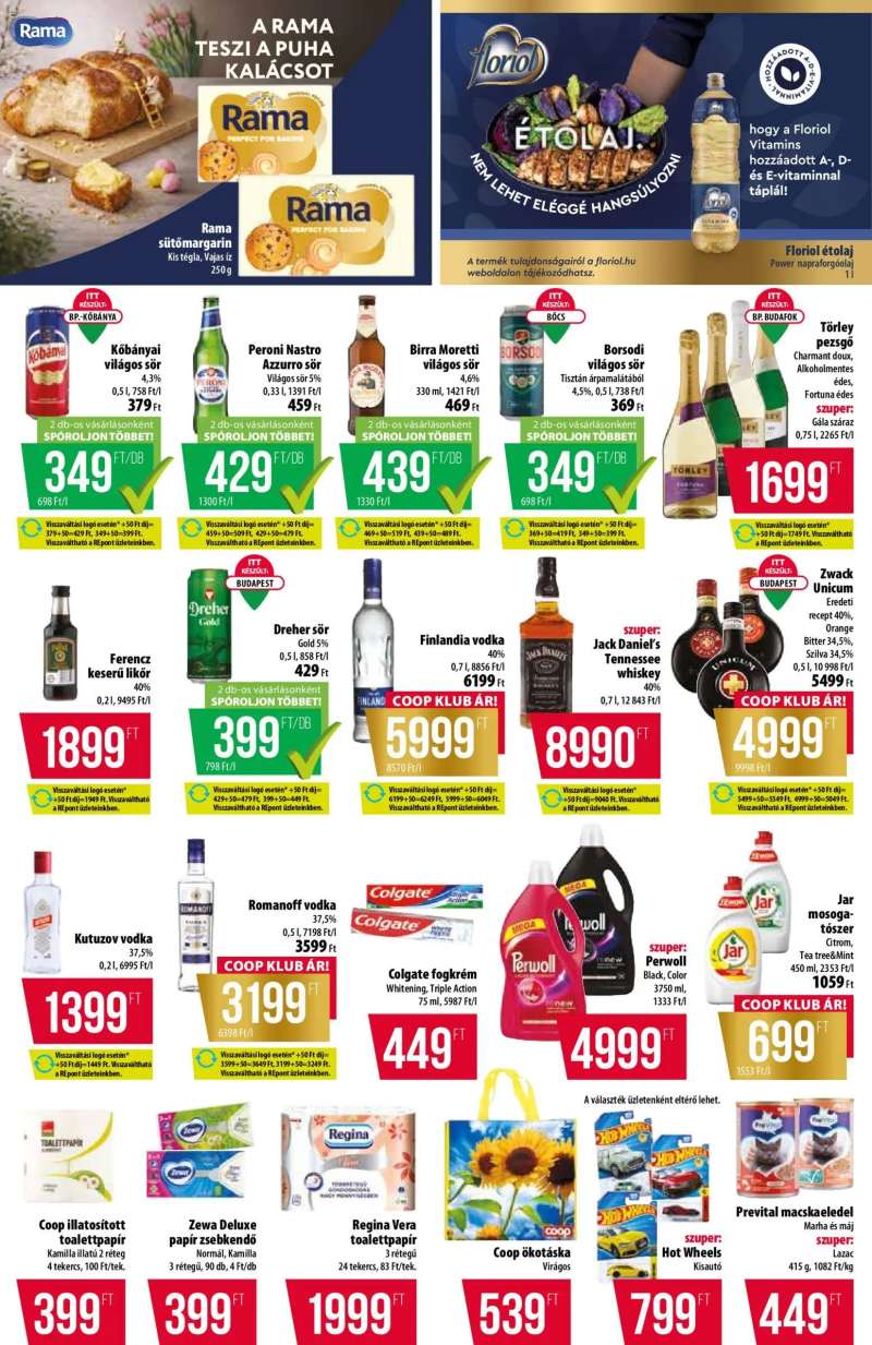 COOP COOP akciós újság 7 oldal