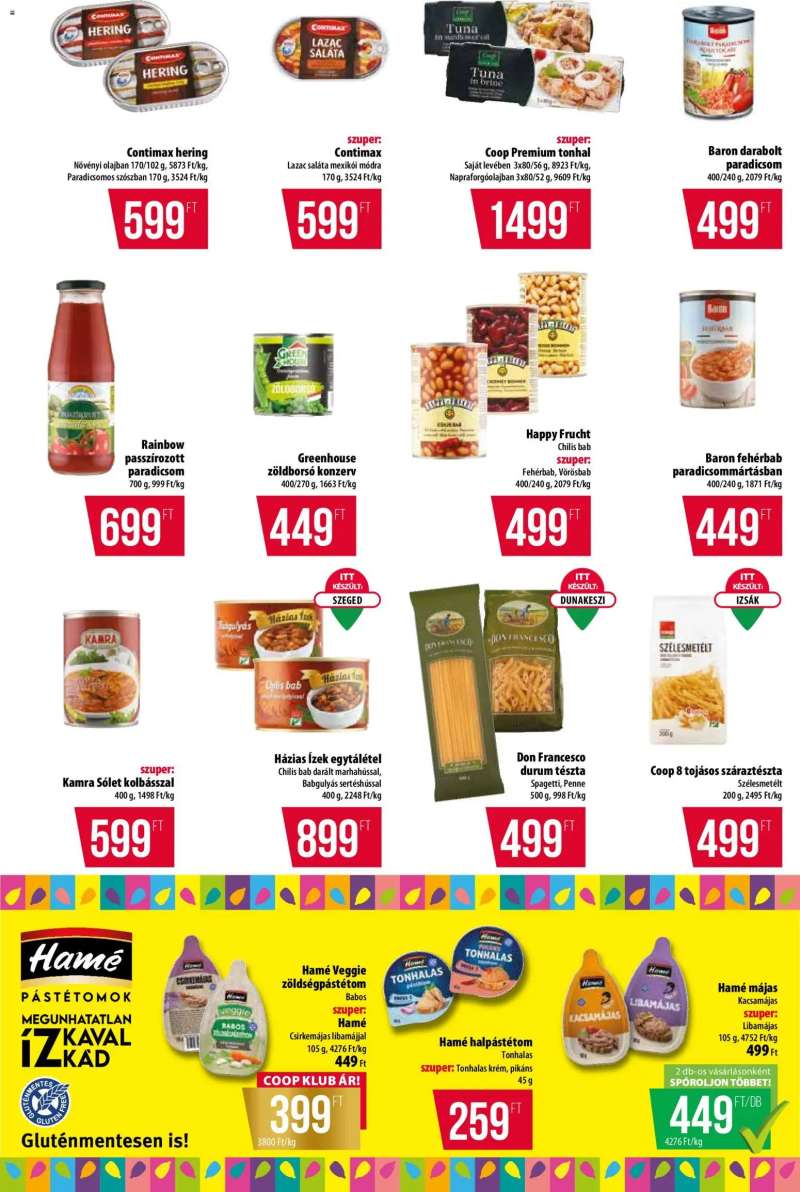 COOP COOP akciós újság 6 oldal