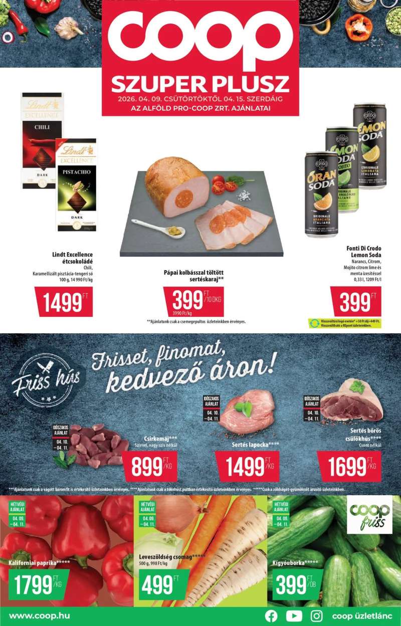 COOP COOP - Szuper Plus / Alföld Pro-Coop Zrt. 1 oldal
