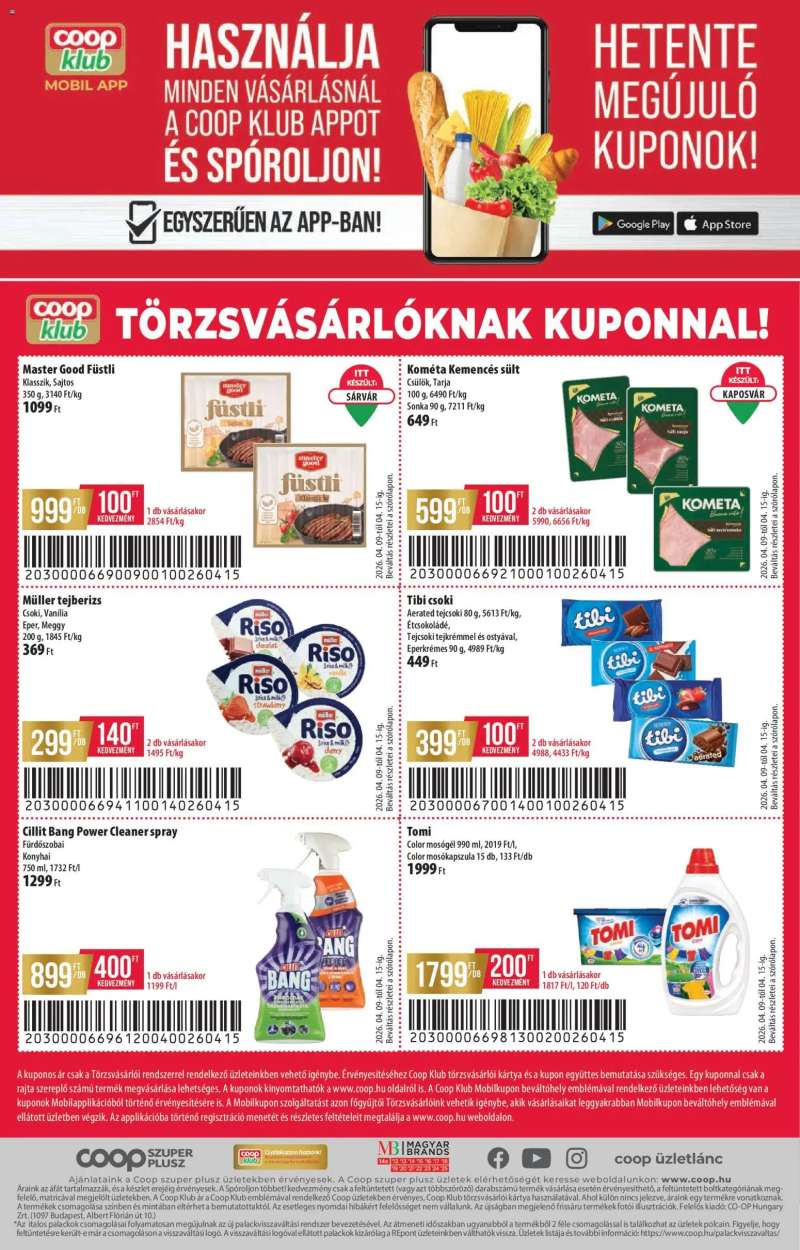 COOP COOP - Szuper Plusz / Tisza 12 oldal