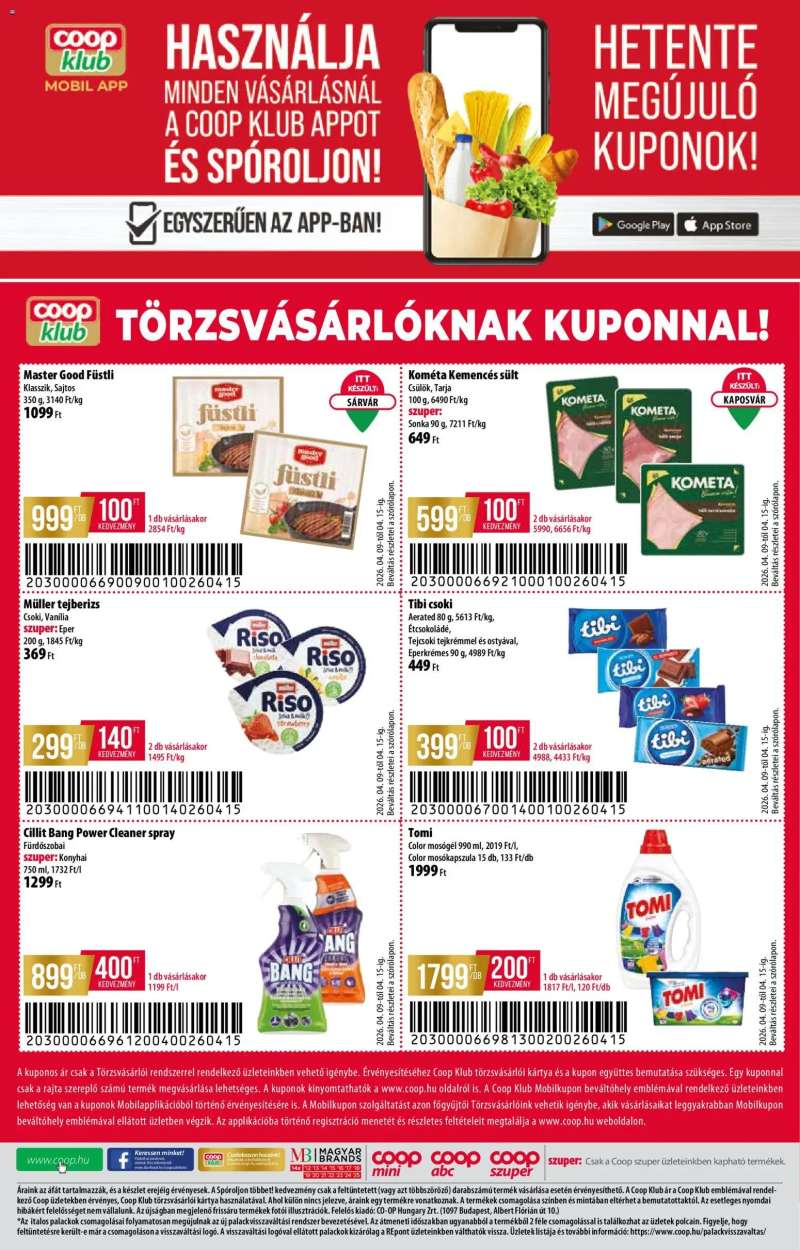 COOP COOP - Újság Észak Kelet Pro-Coop Zrt 12 oldal