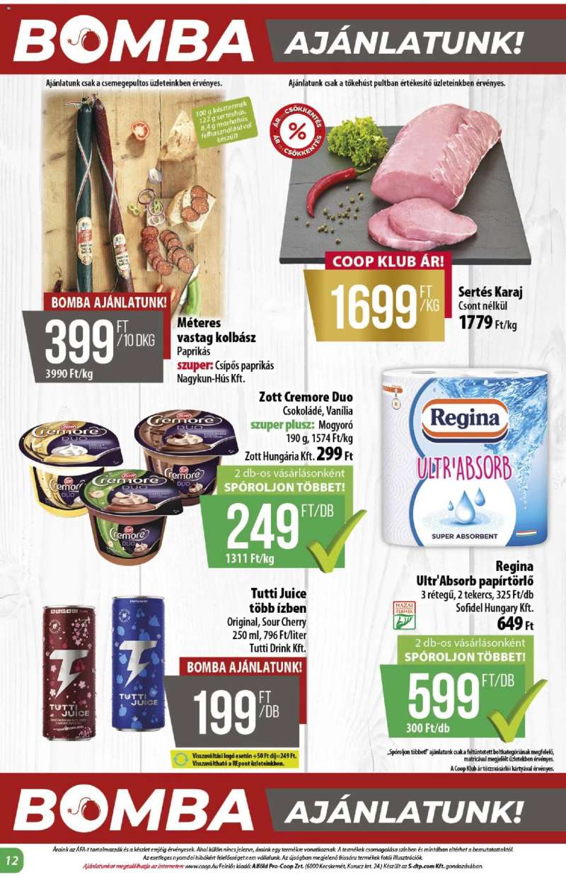 COOP COOP - Abc & szuper / Alföld Pro-Coop Zrt. 12 oldal