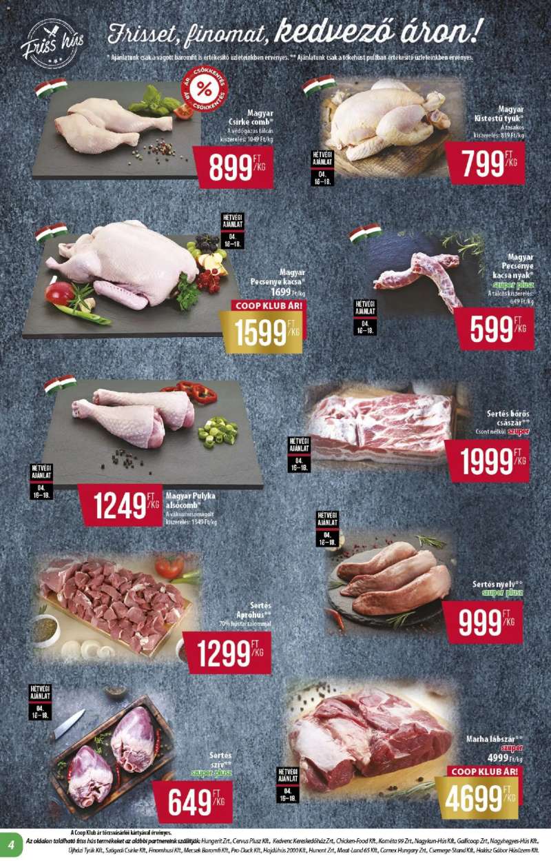 COOP COOP - Abc & szuper / Alföld Pro-Coop Zrt. 4 oldal