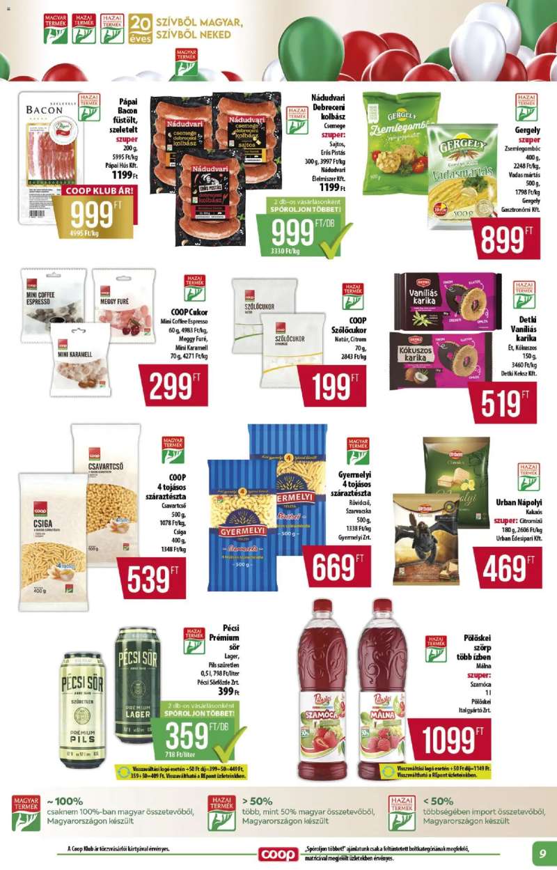 COOP COOP - Abc & szuper / Alföld Pro-Coop Zrt. 9 oldal