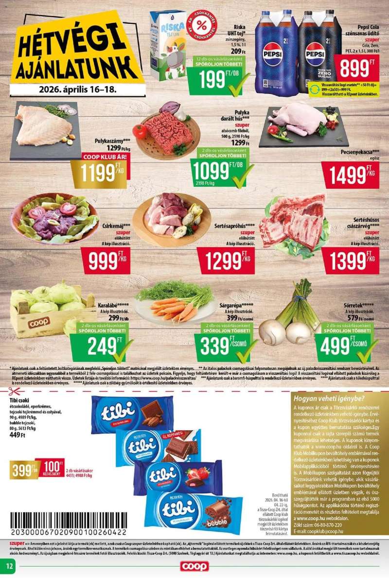 COOP COOP - Abc & Szuper / Tisza 12 oldal