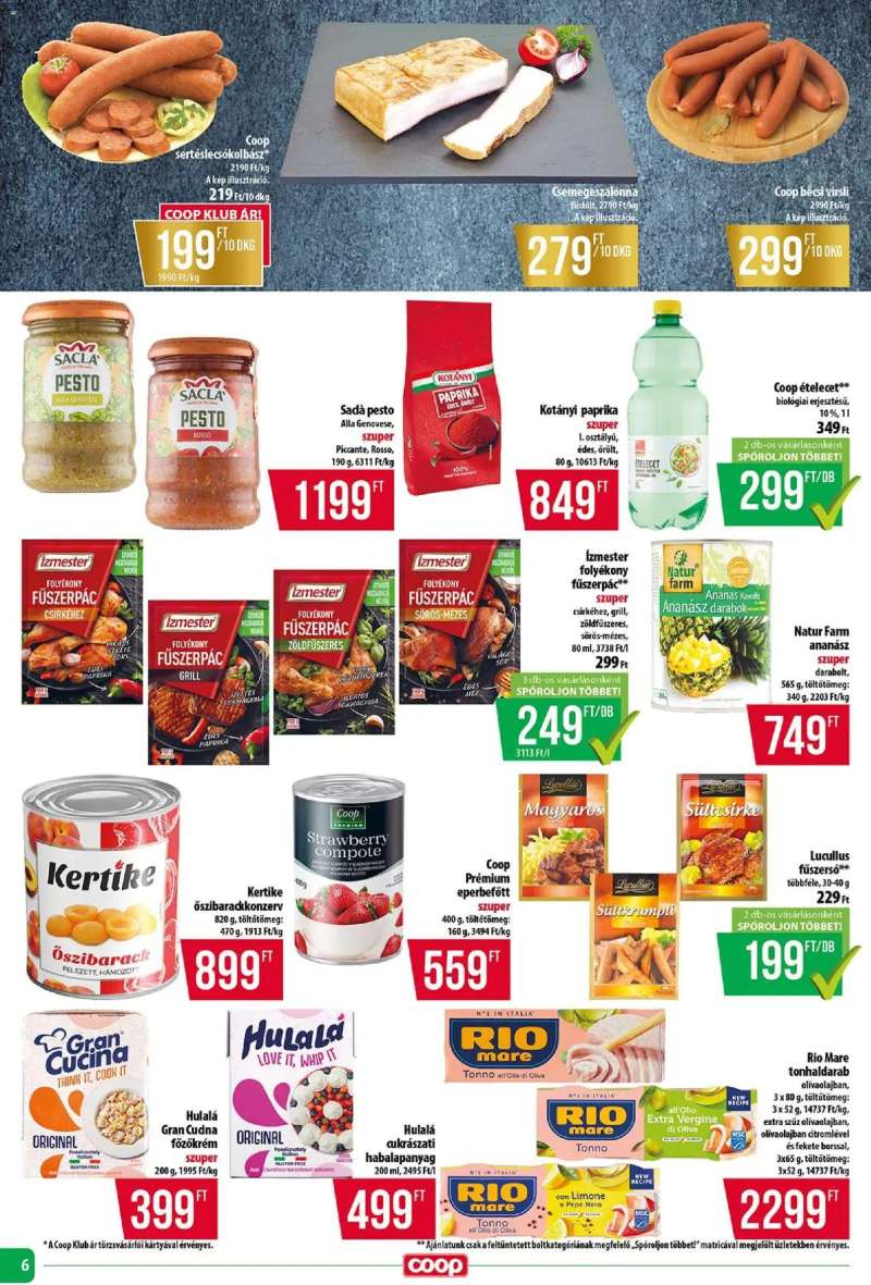 COOP COOP - Abc & Szuper / Tisza 6 oldal