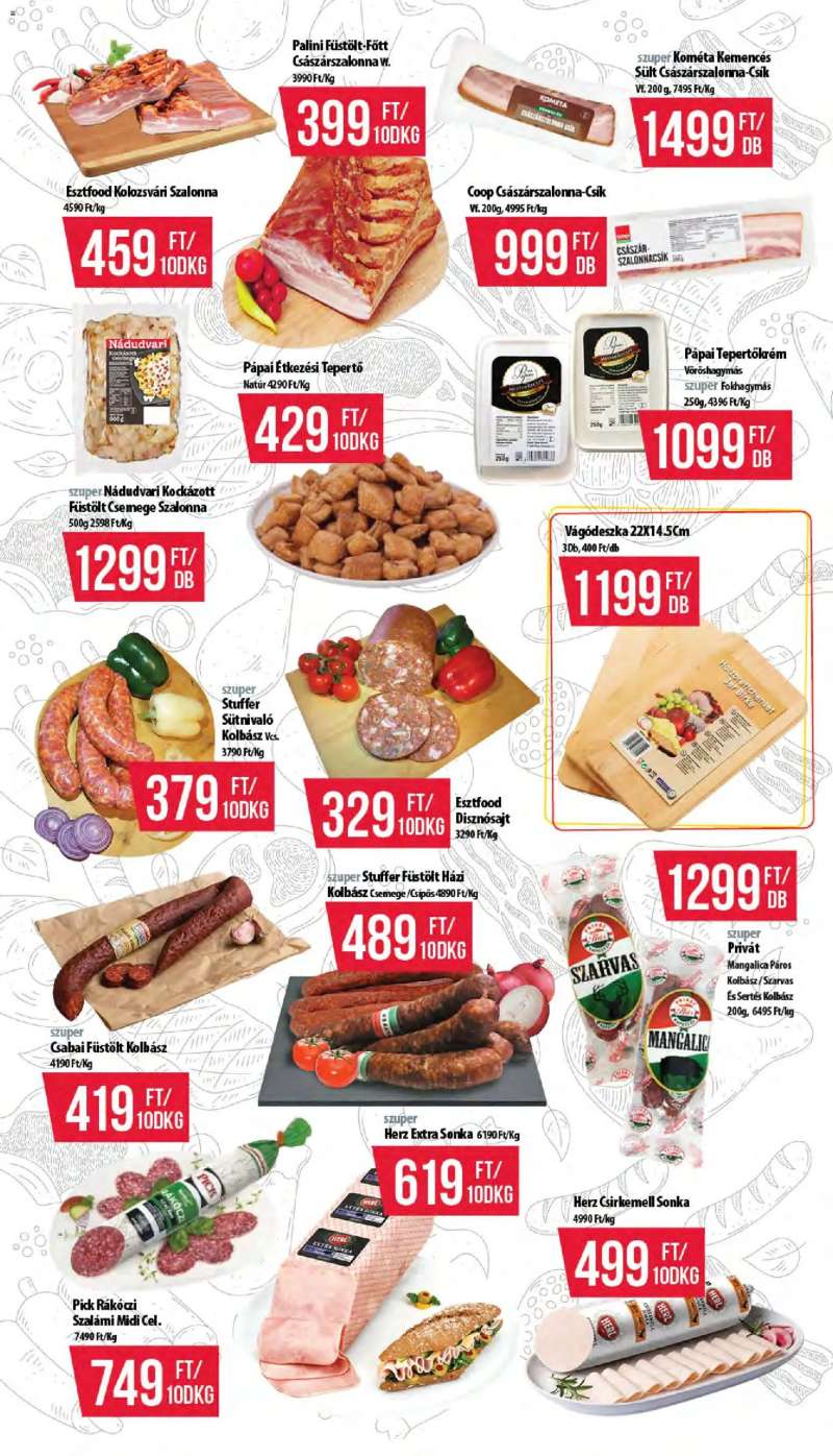 COOP COOP akciós újság 2 oldal