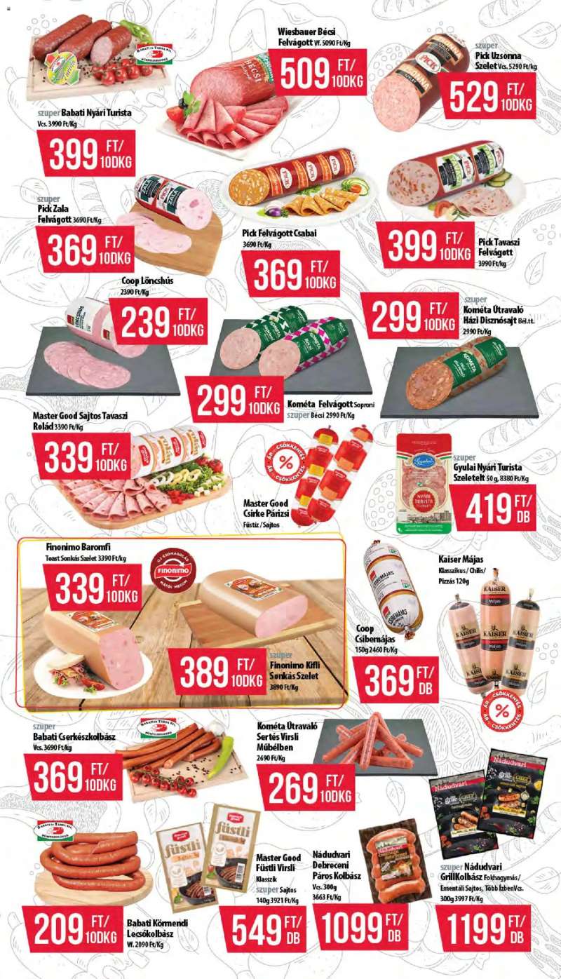 COOP COOP akciós újság 3 oldal