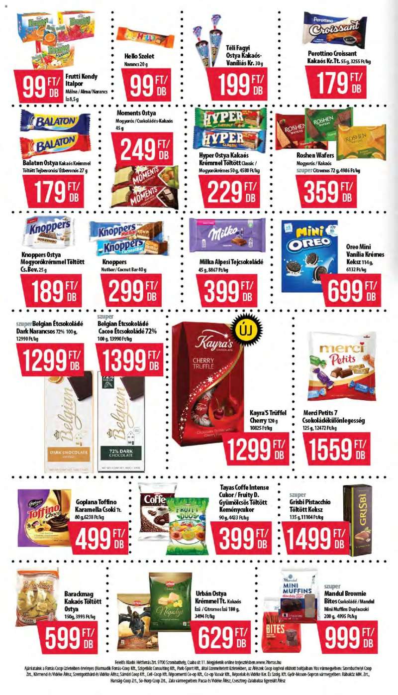 COOP COOP akciós újság 6 oldal