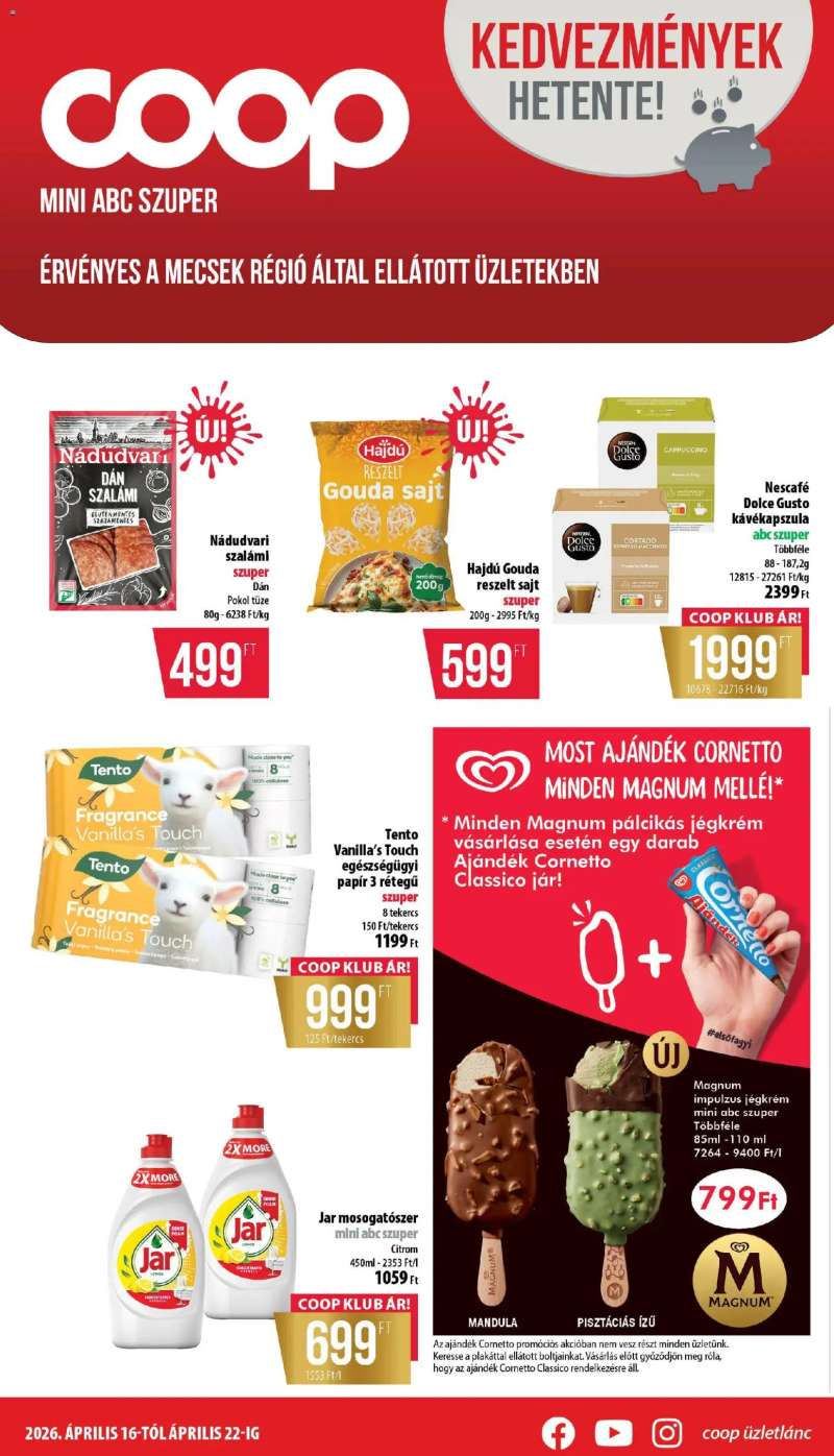 COOP COOP - Mini & Abc & Szuper / Mecsek 1 oldal