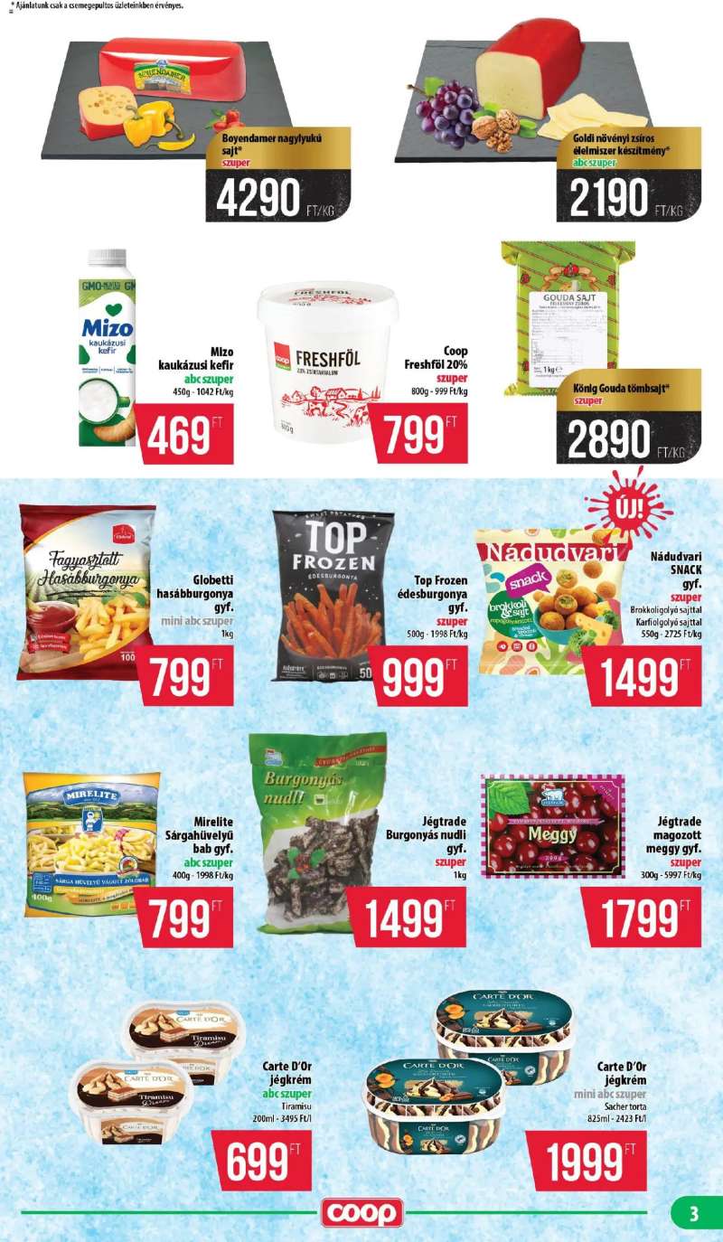 COOP COOP - Mini & Abc & Szuper / Mecsek 3 oldal