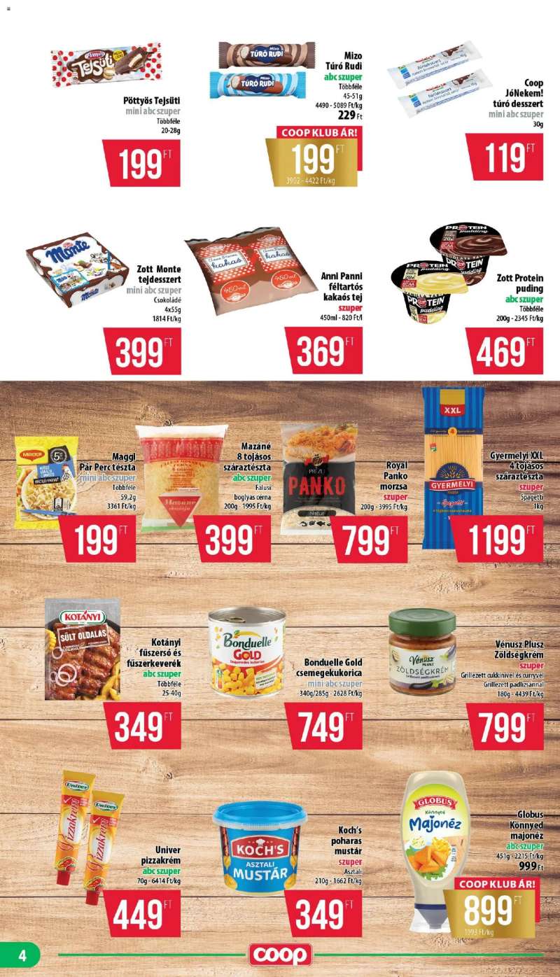 COOP COOP - Mini & Abc & Szuper / Mecsek 4 oldal