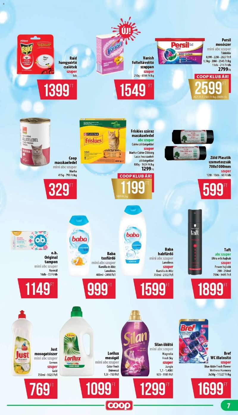 COOP COOP - Mini & Abc & Szuper / Mecsek 7 oldal