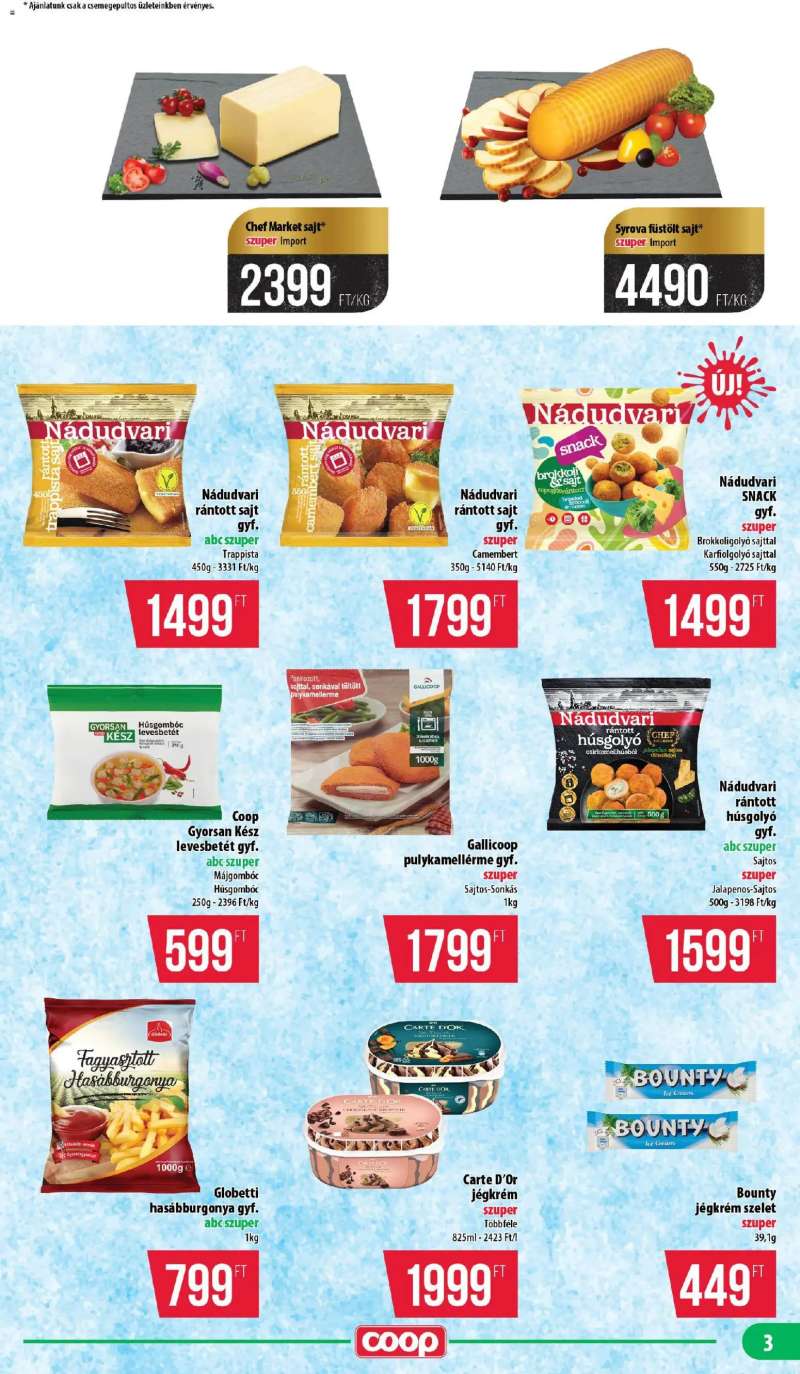 COOP COOP - Mini & Abc & Szuper / Nyírzem 3 oldal