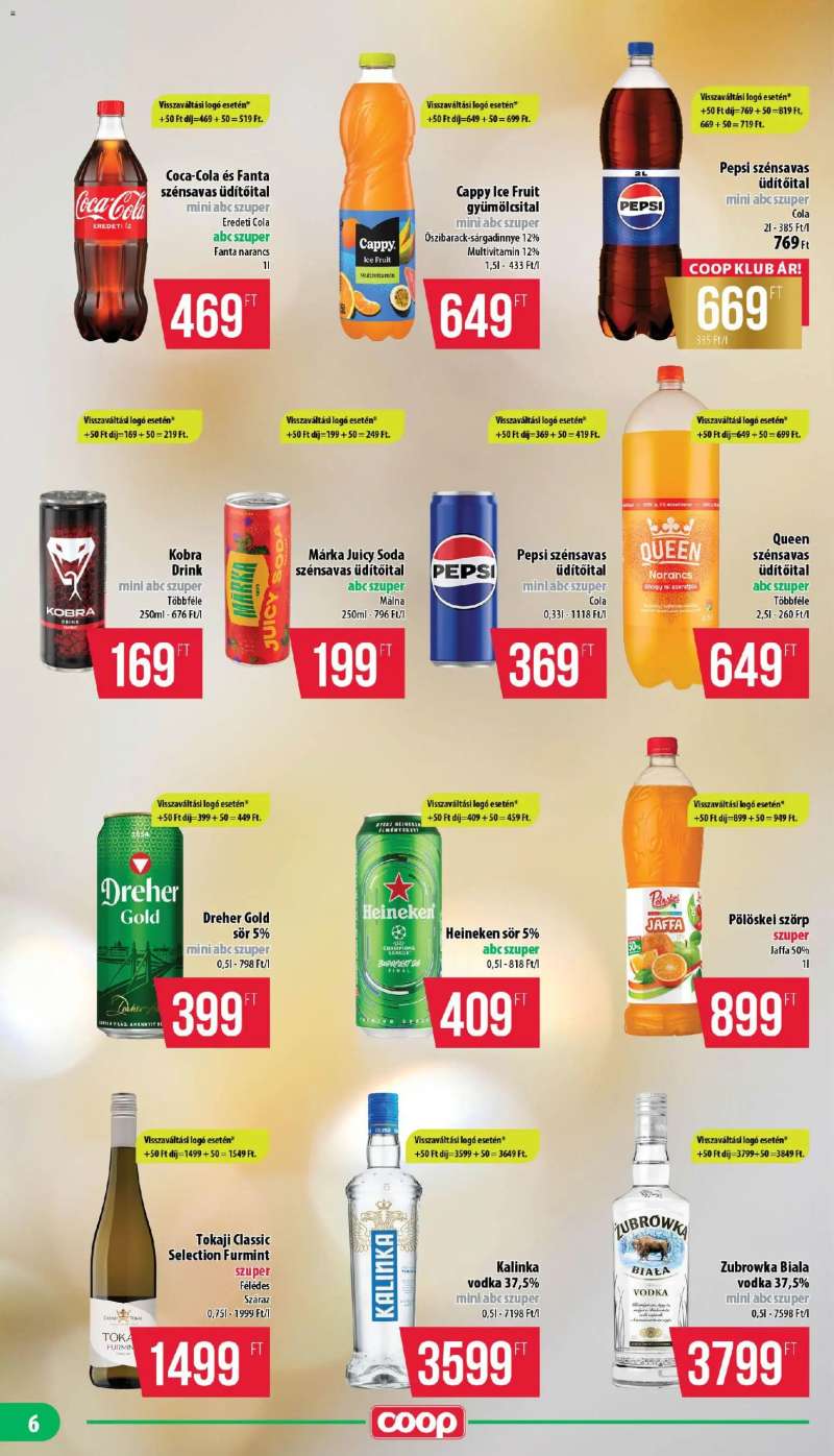 COOP COOP - Mini & Abc & Szuper / Nyírzem 6 oldal