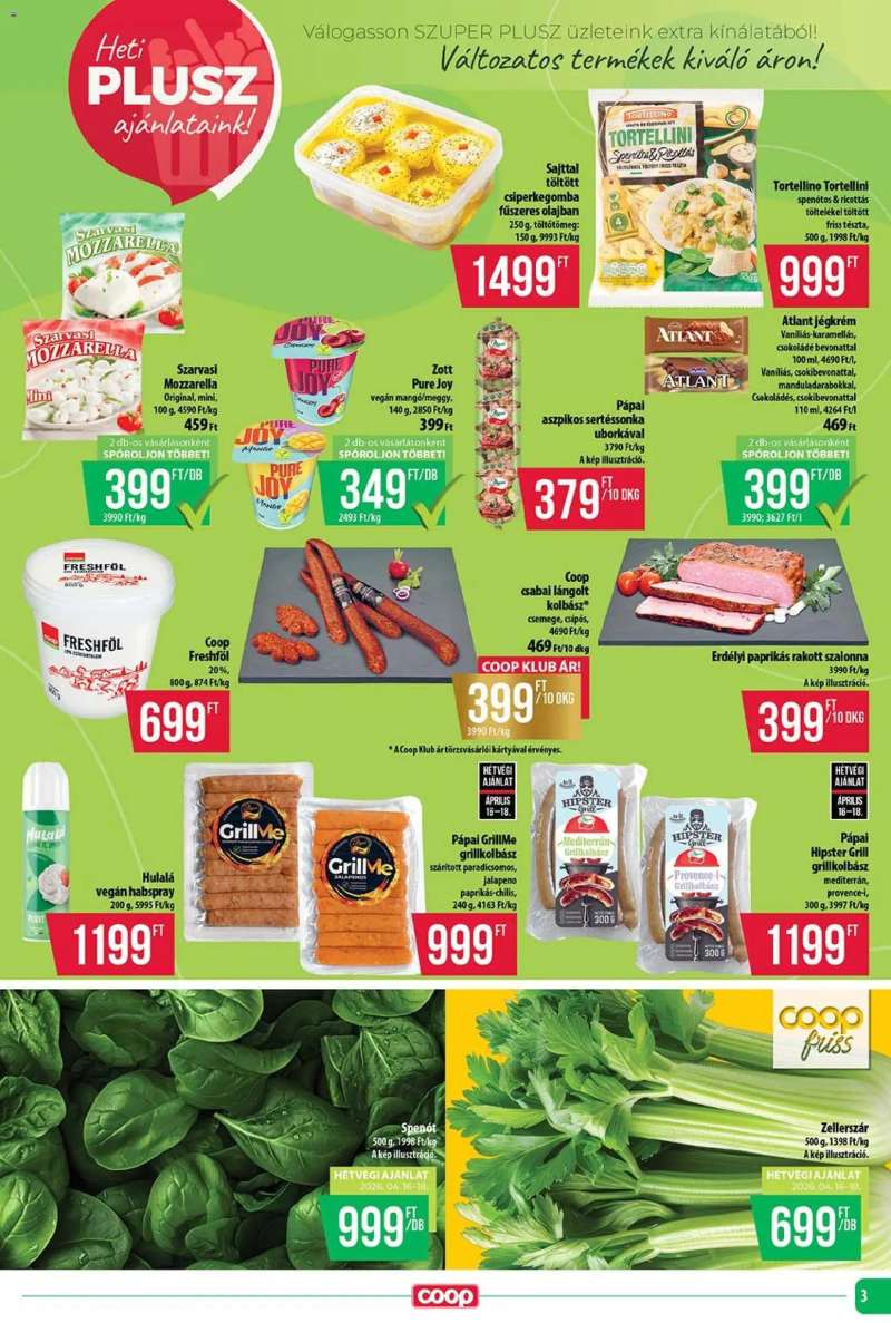 COOP COOP - Szuper Plusz / Tisza 3 oldal