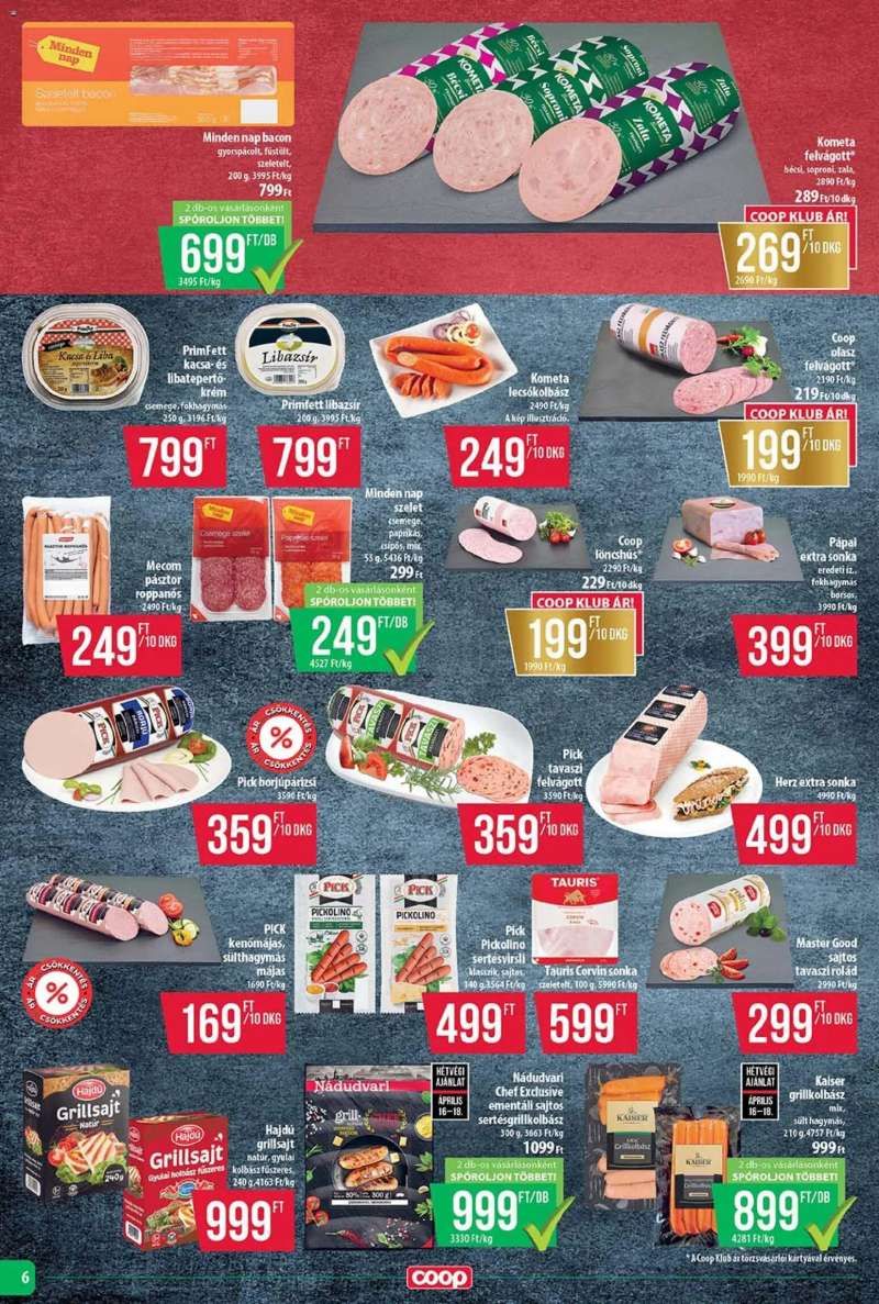 COOP COOP - Szuper Plusz / Tisza 6 oldal