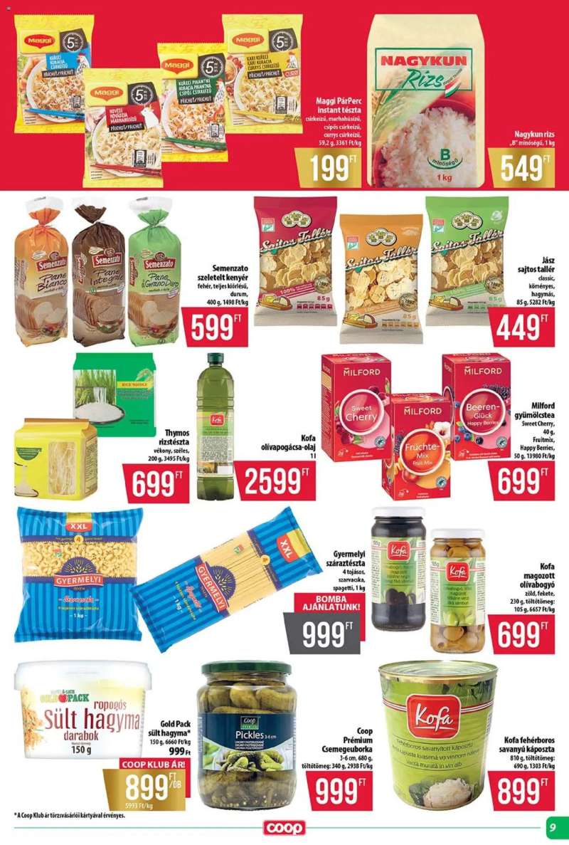 COOP COOP - Szuper Plusz / Tisza 9 oldal