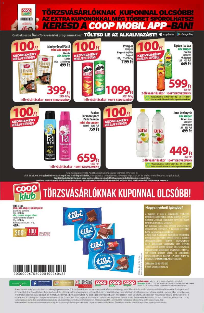 COOP COOP - Újság Észak Kelet Pro-Coop Zrt 12 oldal