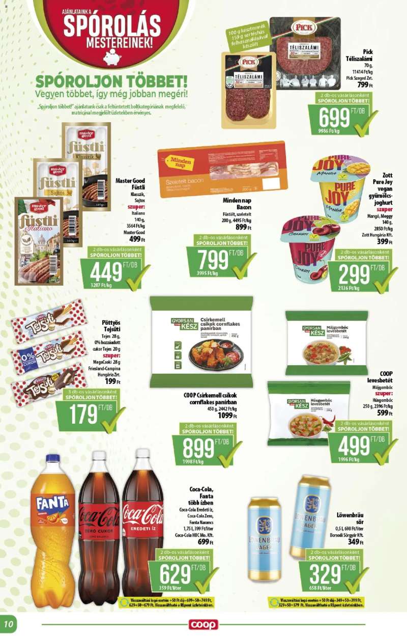 COOP COOP - Abc & szuper / Alföld Pro-Coop Zrt. 10 oldal