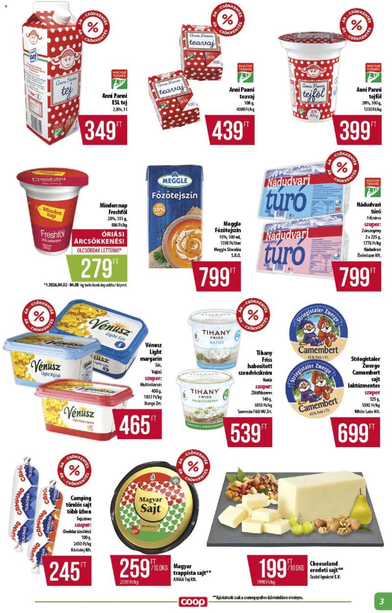 COOP COOP - Abc & szuper / Alföld Pro-Coop Zrt. 3 oldal