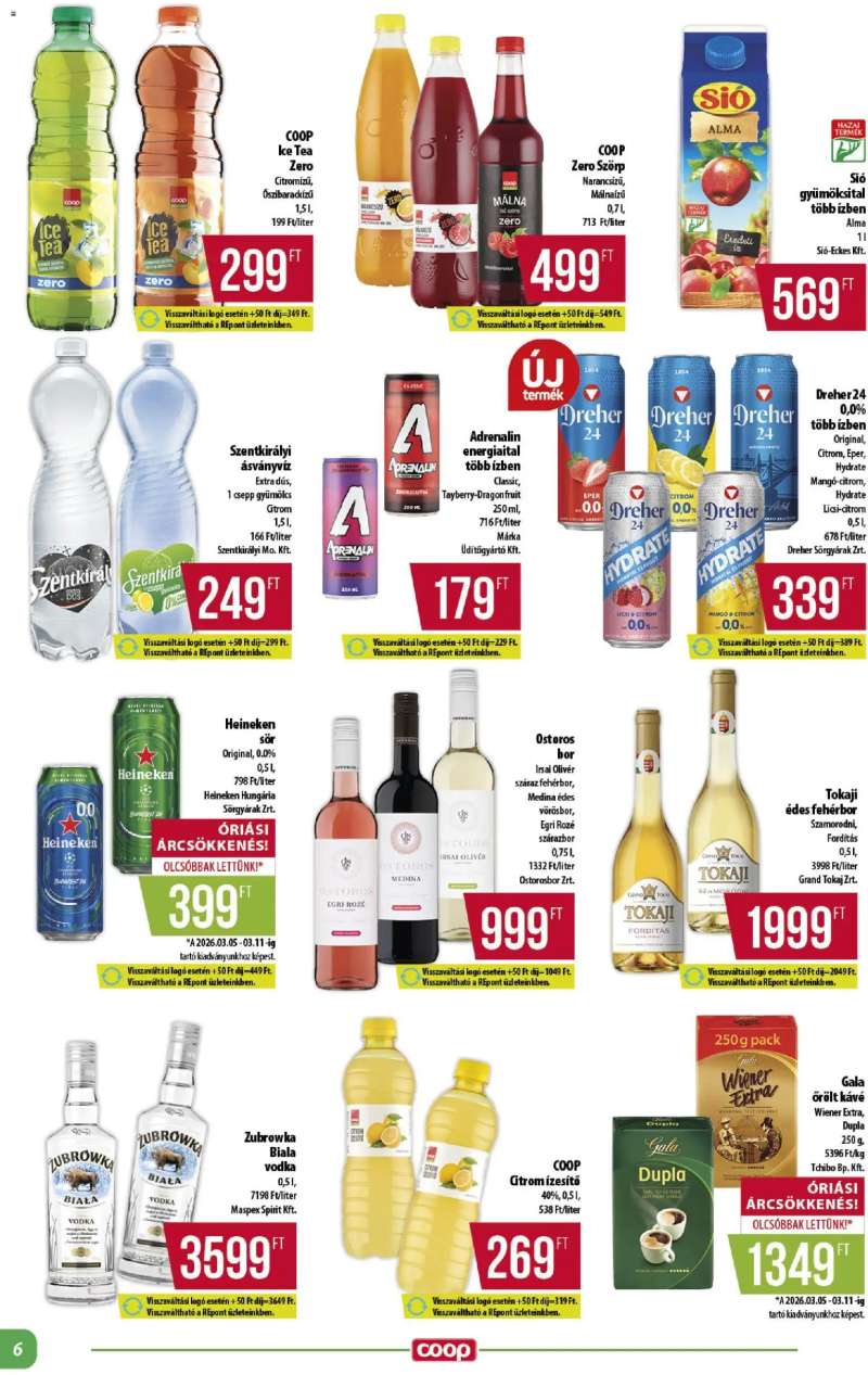 COOP COOP - Abc & szuper / Alföld Pro-Coop Zrt. 6 oldal