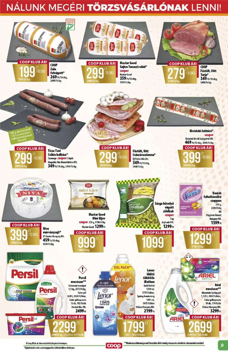 COOP COOP - Abc & szuper / Alföld Pro-Coop Zrt. 9 oldal