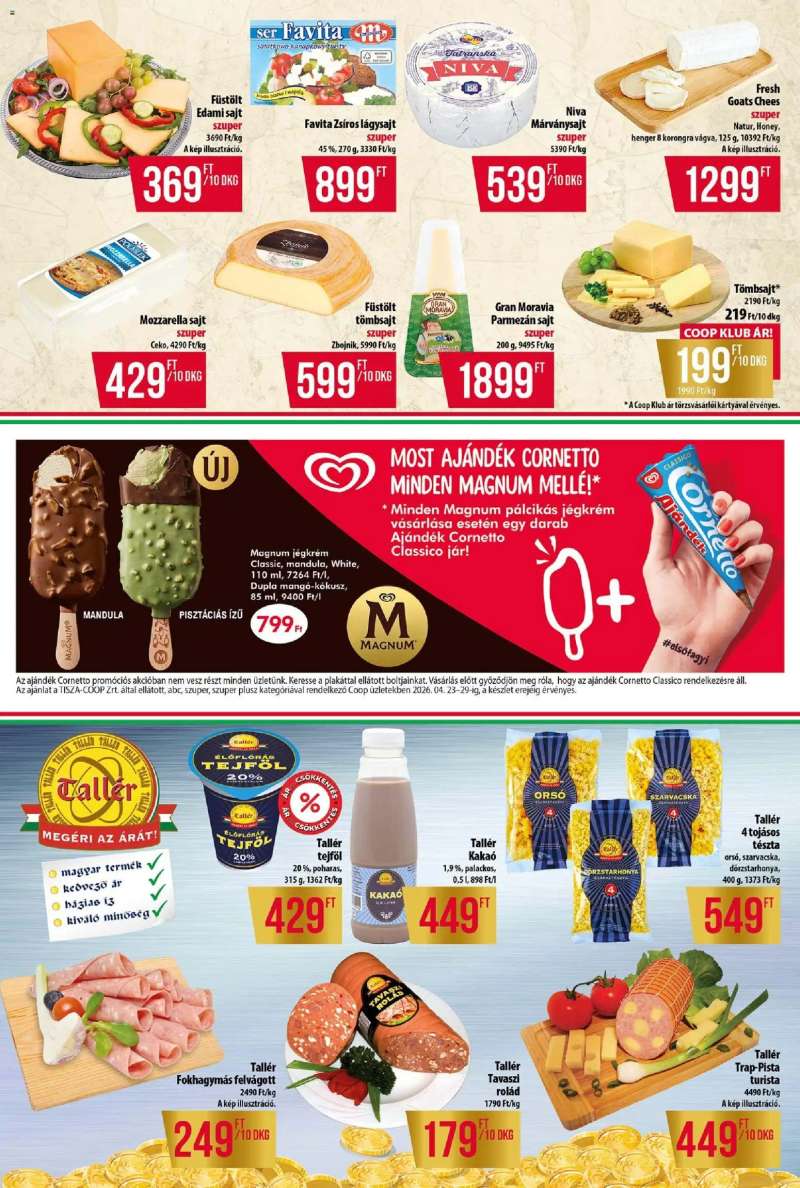 COOP COOP - Abc & Szuper / Tisza 3 oldal