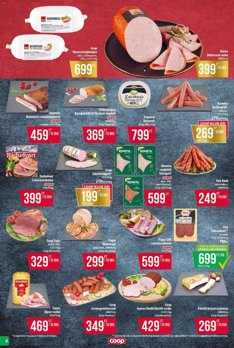 COOP COOP - Abc & Szuper / Tisza 4 oldal