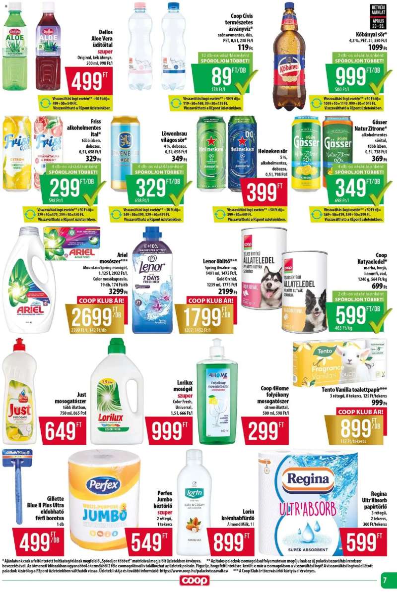 COOP COOP - Abc & Szuper / Tisza 7 oldal