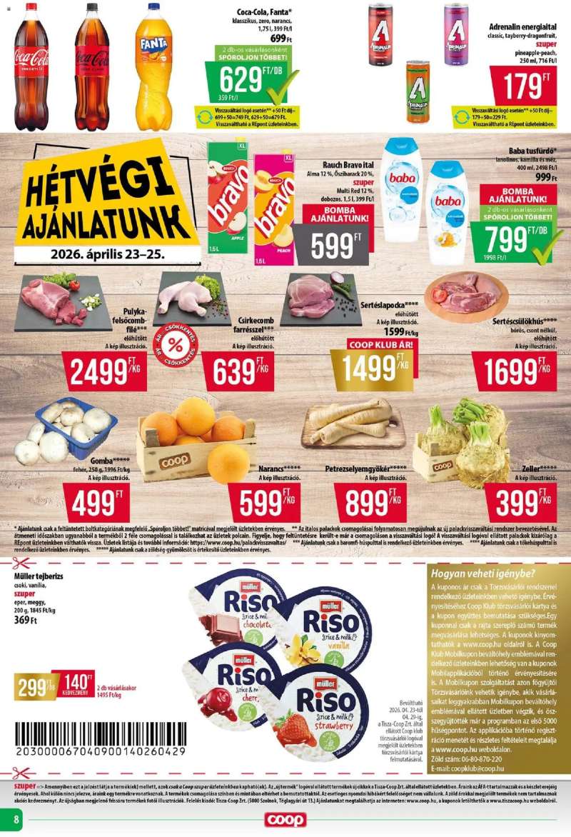 COOP COOP - Abc & Szuper / Tisza 8 oldal