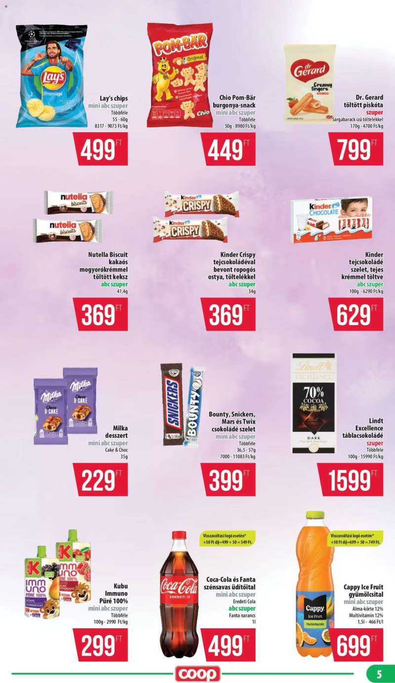 COOP COOP - Mini & Abc & Szuper / Mecsek 5 oldal