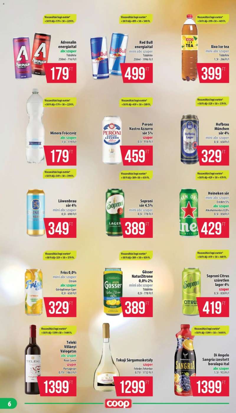 COOP COOP - Mini & Abc & Szuper / Mecsek 6 oldal
