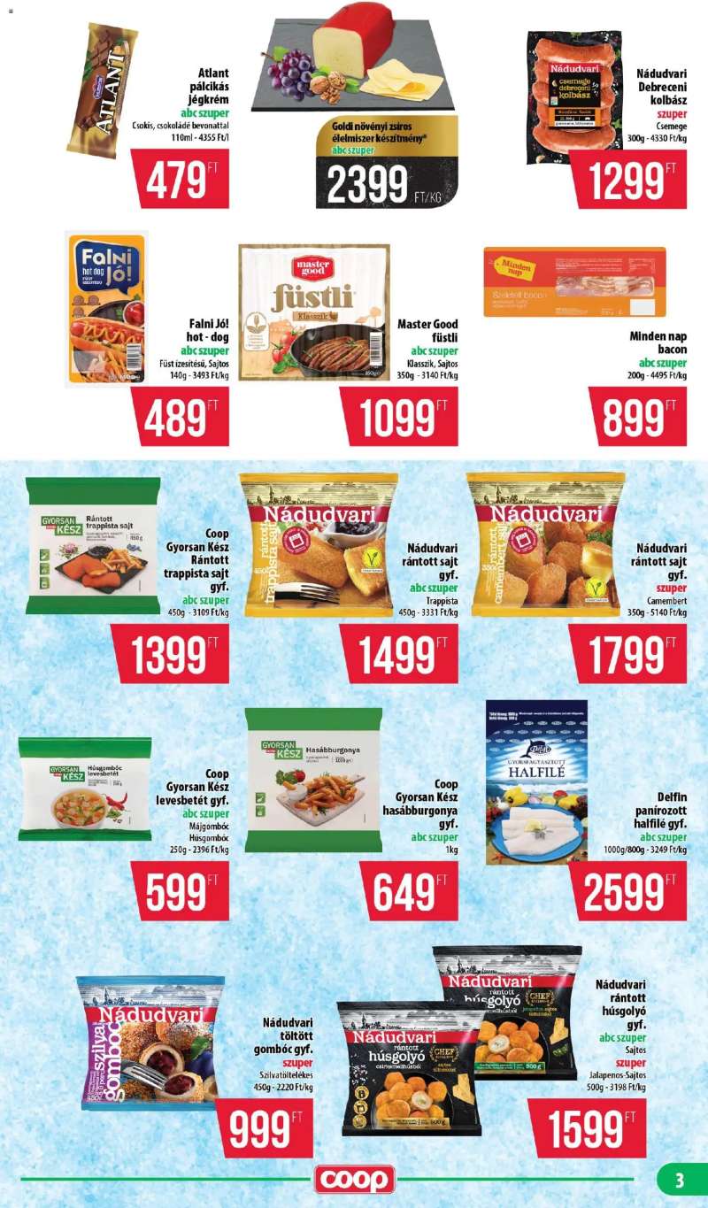 COOP COOP - Mini & Abc & Szuper / Nyírzem 3 oldal
