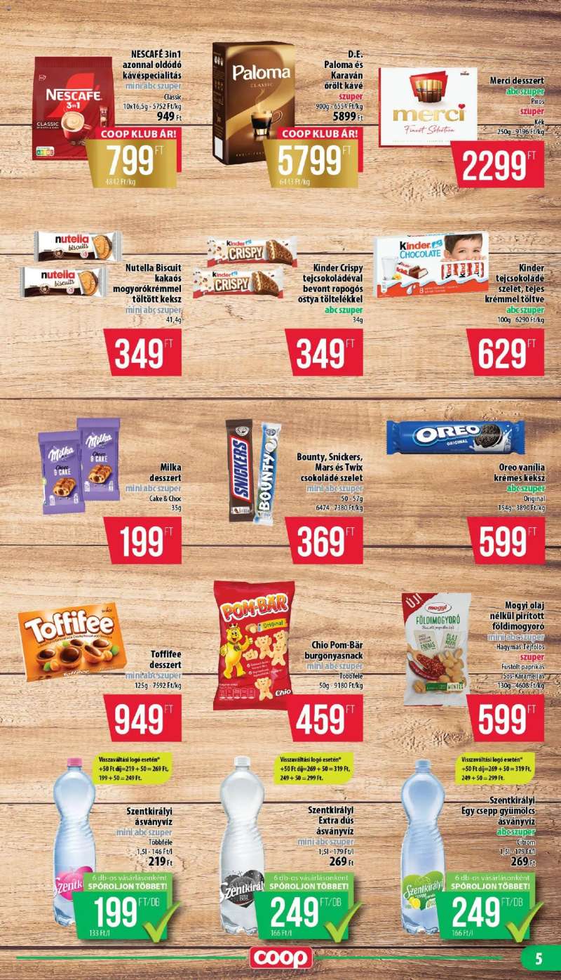 COOP COOP - Mini & Abc & Szuper / Nyírzem 5 oldal