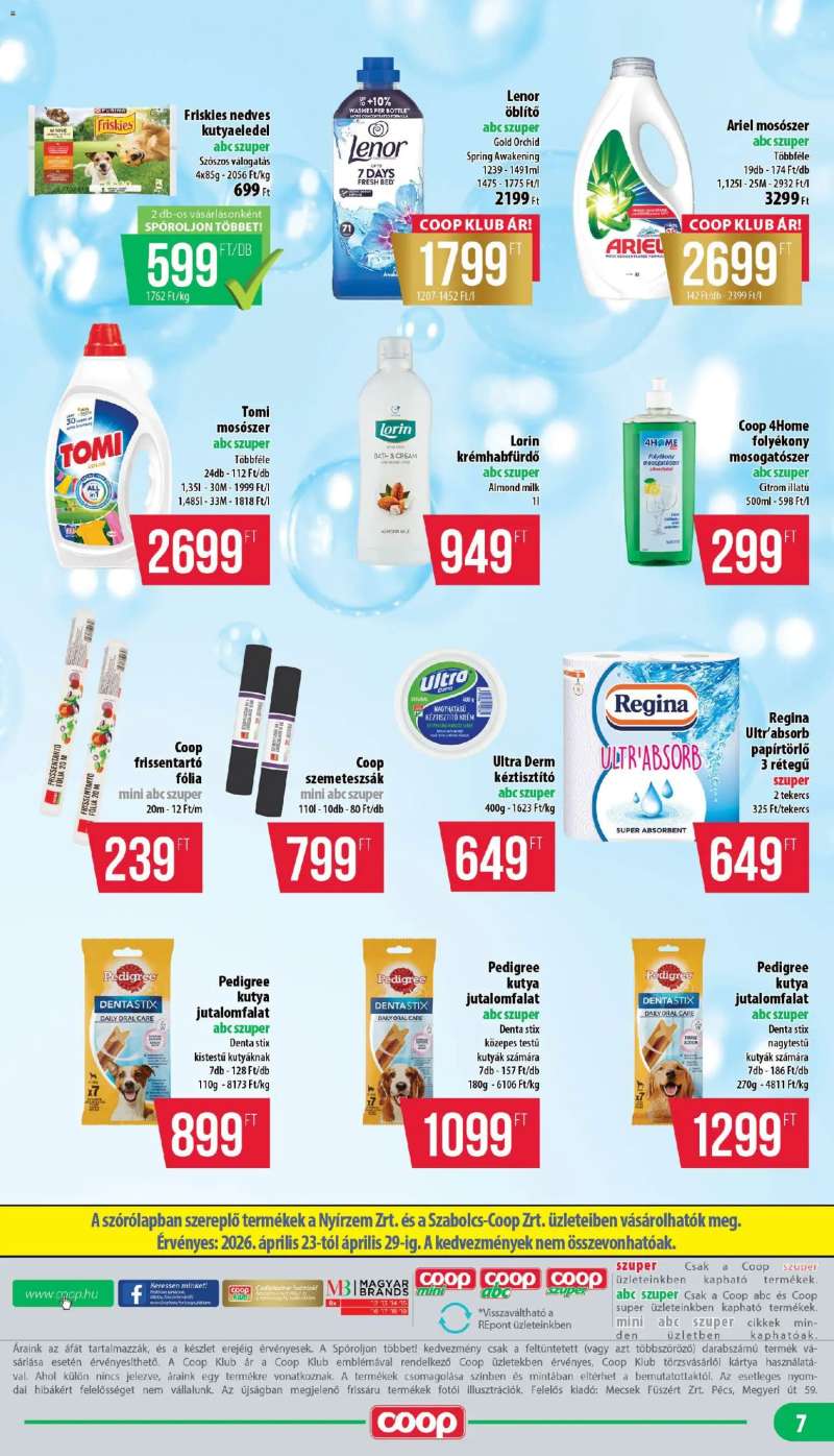 COOP COOP - Mini & Abc & Szuper / Nyírzem 7 oldal