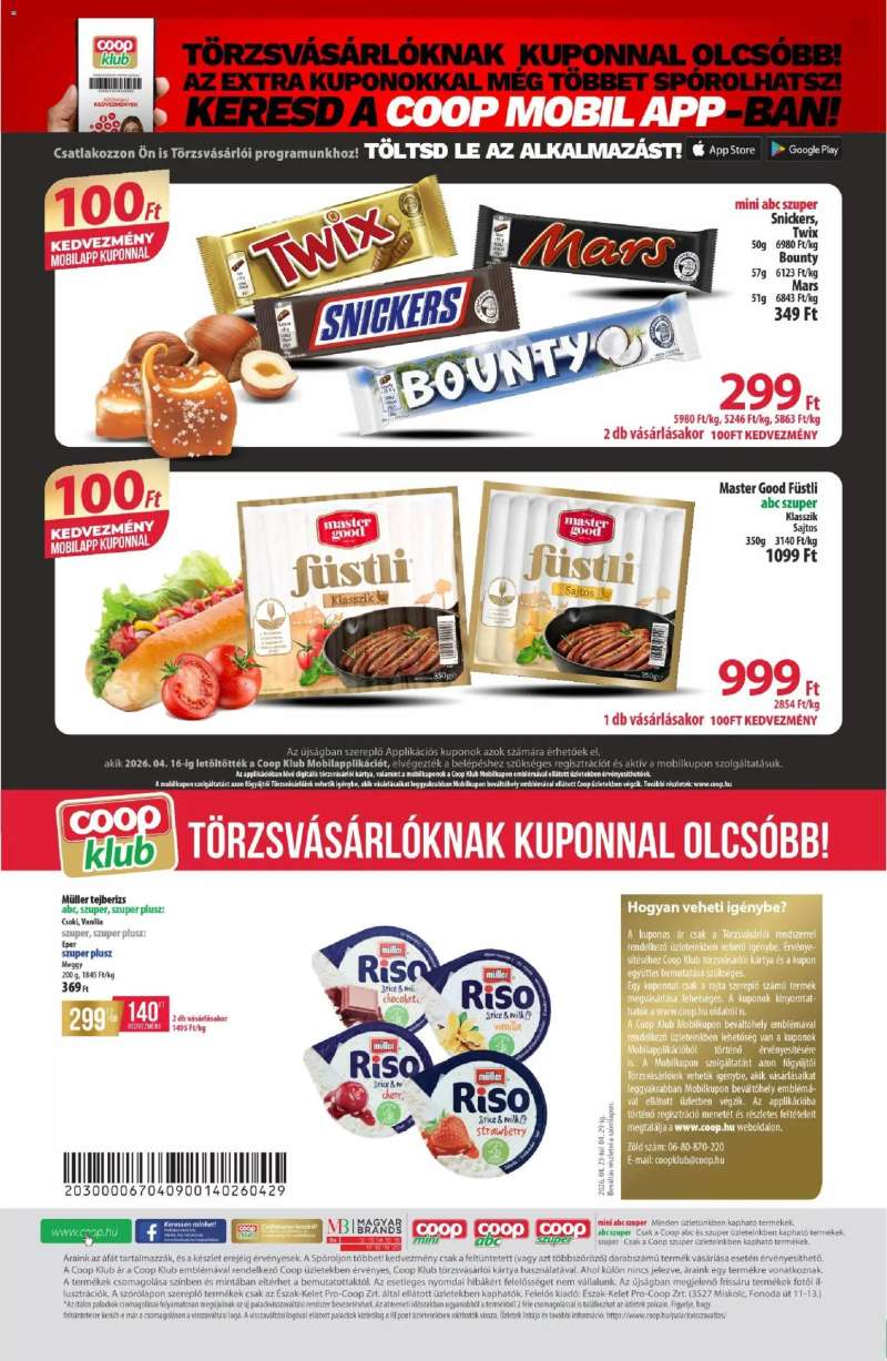 COOP COOP - Újság Észak Kelet Pro-Coop Zrt 12 oldal