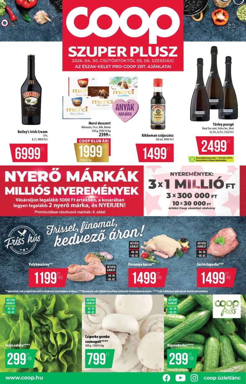 COOP COOP - Észak Kelet Pro-Coop Zrt - Szuper Plusz 1 oldal